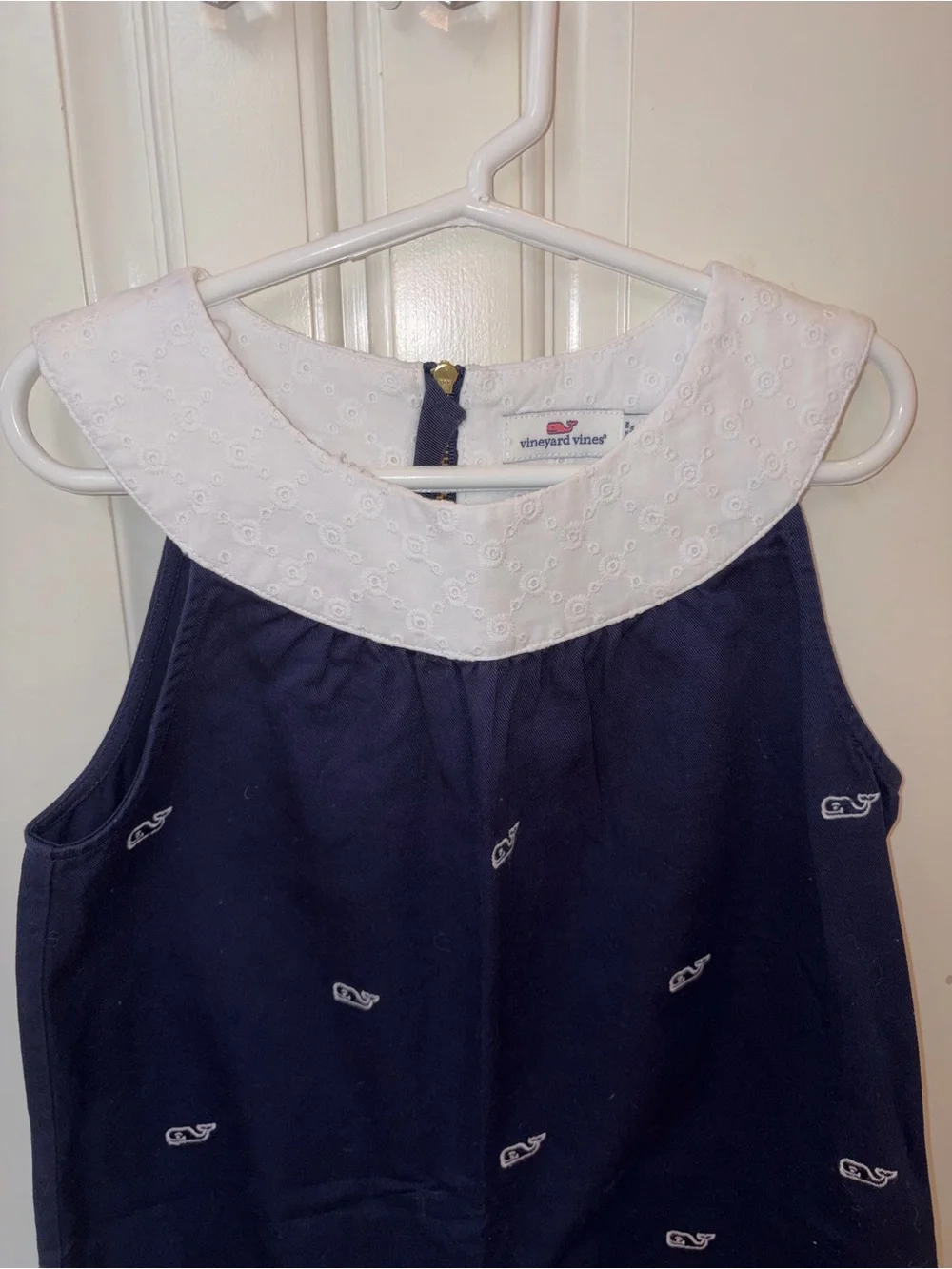Vineyard Vines Navy Blue White Whale Dress - Picture 3 of 6